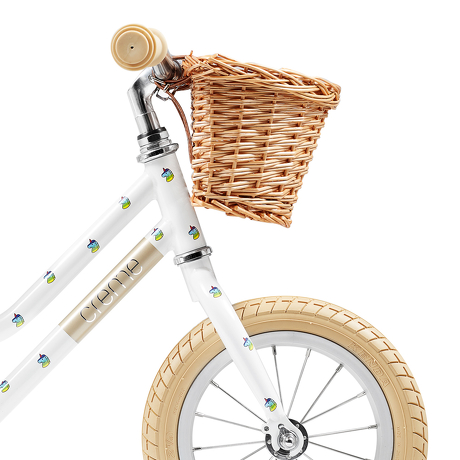 Rowerek biegowy Creme Mia 12 Mia White Unicorn