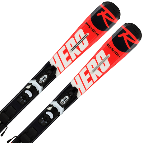 Dziecięce narty Rossignol HERO JUNIOR wraz z wiązaniami Look Kid-X