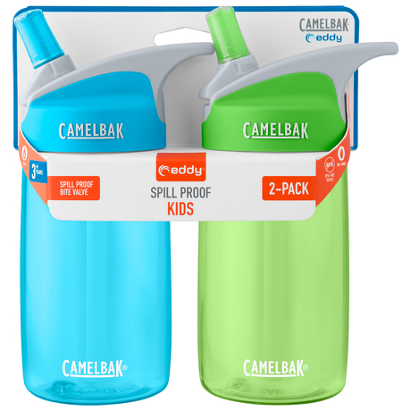 2-Pack butelka bidon Camelbak Eddy Kids 0,4l Light Blue/Grass