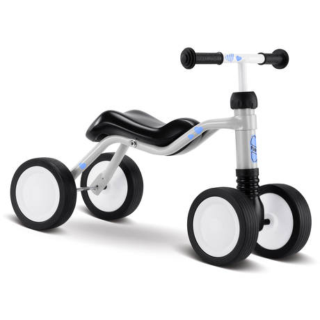 Jeździk rowerek czterokołowy Puky Wutsch jasnoszary z naklejkami