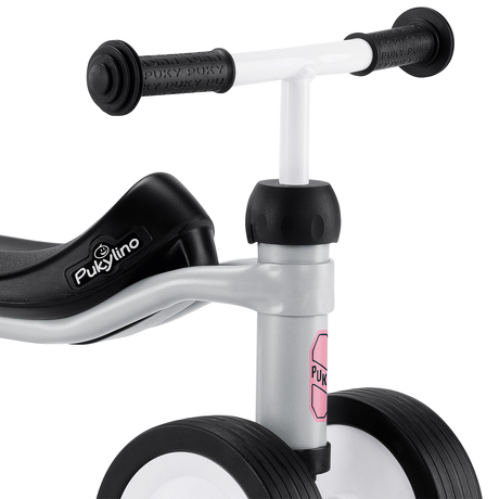 Jeździk rowerek czterokołowy Puky Pukylino jasnoszary z naklejkami