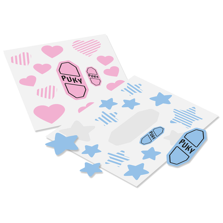 Jeździk rowerek czterokołowy Puky Pukylino jasnoszary z naklejkami