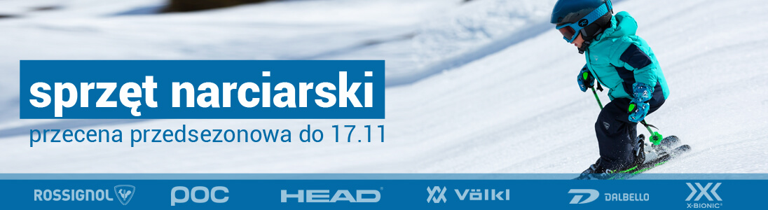 Sprzęt narciarski - przecena przedsezonowa do 17.11