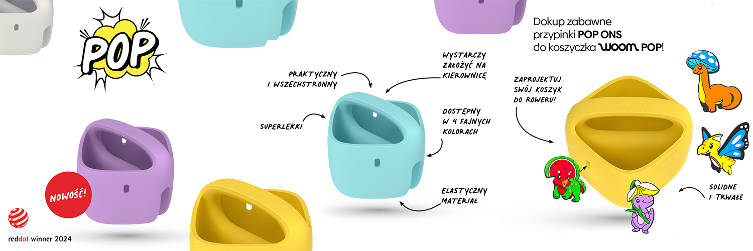 Koszyczek woom POP Pebble Grey